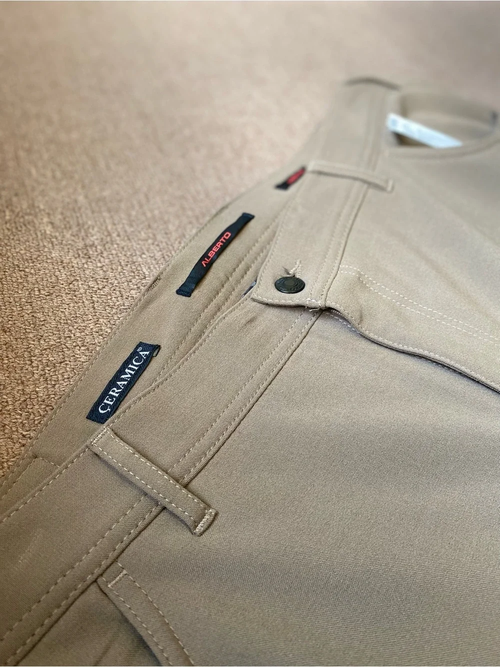 Ceramica Men's Tan Dress Pants – Classic Tailored Fit